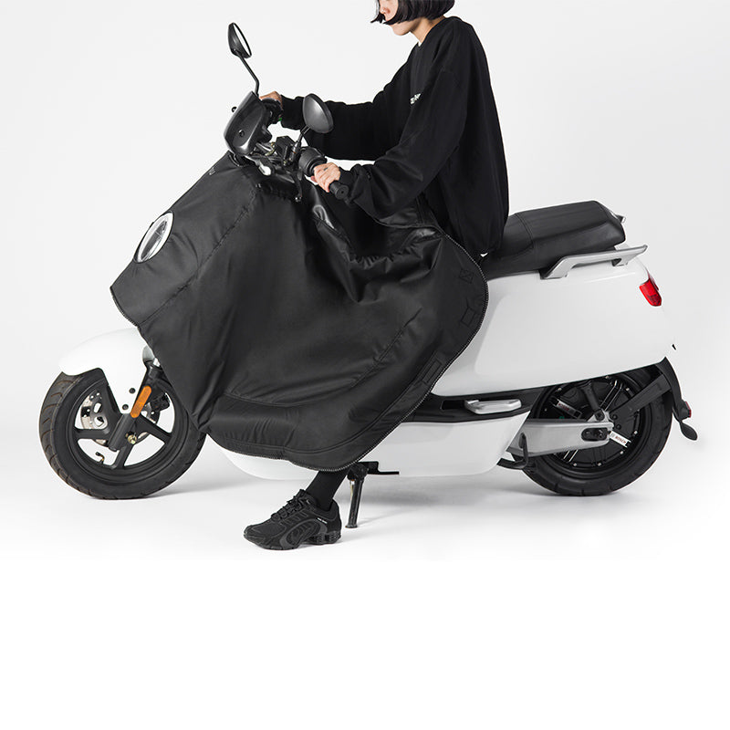 Coprigambe Per Scooter Universale, Impermeabile E Antivento - Protezione Per Pioggia E Freddo, Con Strisce Riflettenti