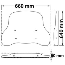 Carica l&#39;immagine nel visualizzatore di Gallery, Parabrezza trasparente alta protezione per NIU N-Series - EVXParts
